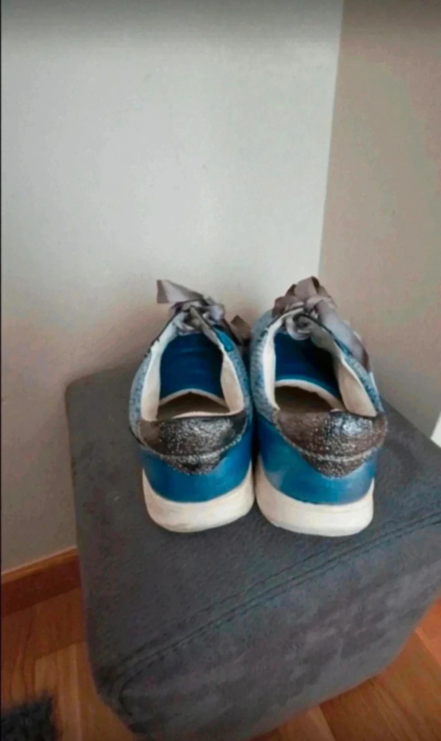 Tênis de mulher, sneakers, cor azul, tamanho 38 – photo 3